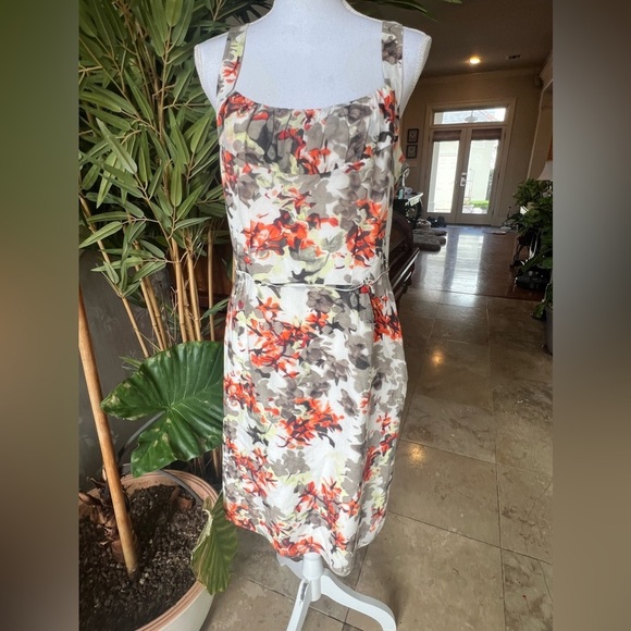 Banana Republic, ladies, sleeveless midi, dress size 10 fully lined - Picture 7 of 11